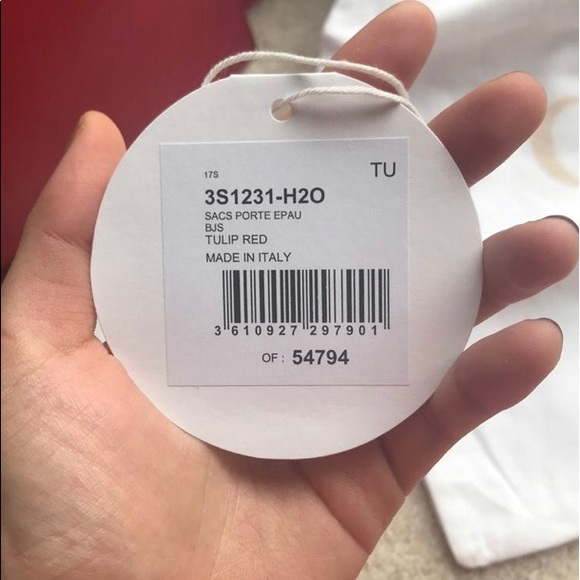 Chloe Medium Faye in Red Leather/Suede - Picture 8 of 9